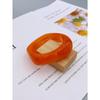 European and American Style Marble Pattern Exaggerated Acrylic Bangle Bracelet