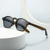 Европейский и американский модный уличный стиль ретро художественные солнцезащитные очки с акриловыми вставками современный шарм солнцезащитные очки 28058