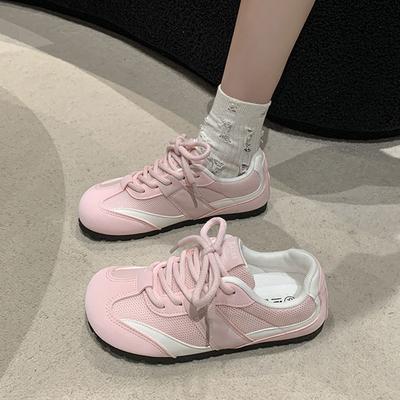 Нишевые ретро повседневные кеды, легкие кеды на шнуровке для женщин, новая коллекция осень 2025, супермягкие немецкие тренировочные кеды для женщин