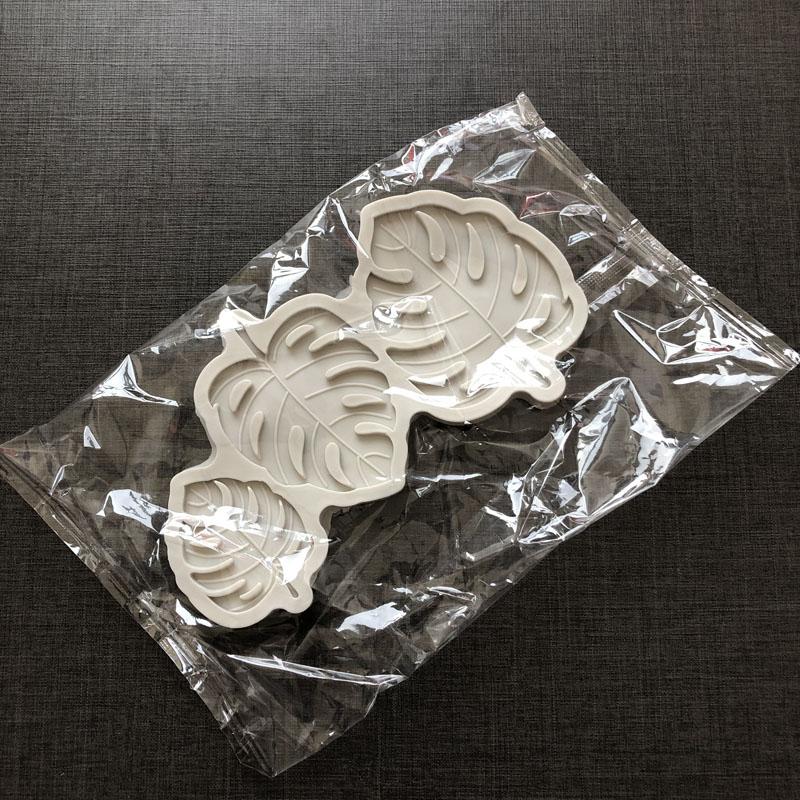 3D Monstera Черепаха Листья Силиконовая форма для торта, помадка, шоколадные конфеты, кекс, украшения своими руками, инструменты