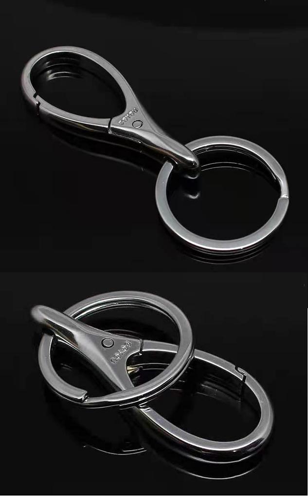 Keepfine Motorcycle Key Chain, Bicycle Key Ring, Car Keychain, Carabiner Hook, Lightweight, Long Lasting,