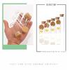 5/10/12/20/24pcs Transparent Glass Bottles Jars Vials Terrarium with Bamboo Lids for Art Crafts Wedding Favors 30*40mm 15ml