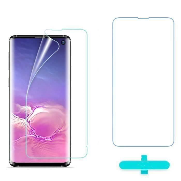 Film Protection Ecran pour Samsung Galaxy S10, Protecteur d'écran en TPU Souple pour Samsung Galaxy S10 (2019) 6,1 Pouces L02AB3