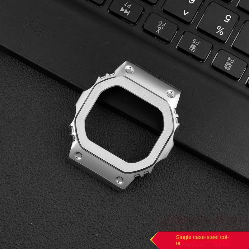 Металлический корпус+ремешок DW5600 для Casio G-SHOCK DW-5600 GW-M5610 GW-B5600 персонализированный набор для модификации DIY детали для часов аксессуары