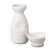 Sake Sake Bottle and Chock 7cm X Yuki Shino 2 Sake Bottle and Sake Cup Set Mino Ware Ale-net Set, Set, H15.5cm, Approx. 300cc, No. (2 Pieces),
