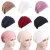 Soft Beanies Sleep Caps Hair Loss Headscarf Muslim Hijabs Women Turban Hat Head Wrap Chemo Hat