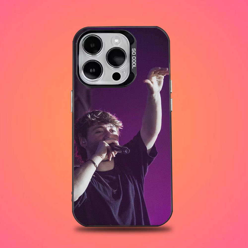 Чехол для телефона P-PauloS Londra Homerun для iPhone 16,15,14,13,12,11,Mini,Pro,E,SE4,XS,MAX Черный Матовый Конфетный Чехол