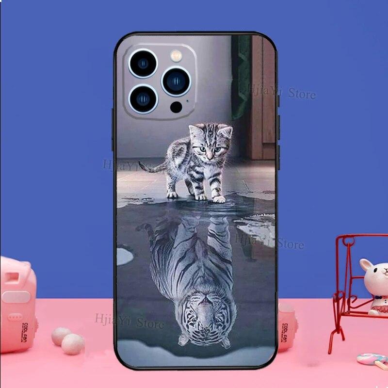 Animal Tiger Art Phone Case For iPhone Samsung Galaxy Redmi Xiaomi Oppo OnePlus Note S A 7 8 9 10 11 12 13 14 20 21 22 23 53 54 Pro Max Plus Ultra