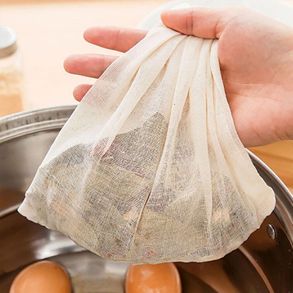 Reusable Cotton Food Filter Bag Soft Texture Filter Nut Milk Squeeze Juice