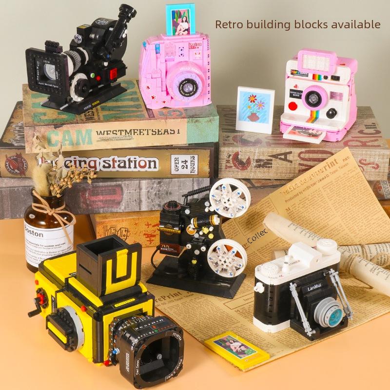 Zhegao Creative Camera Polaroid Модель Строительные Блоки - DIY Головоломка Игрушка Орнамент