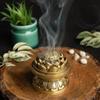 Brass Antique Design Dhoop Dani Pot | Loban Burner |Bakhoor Holder | Dhoop Batti Stand | Pooja Items | Incense Holder Burner