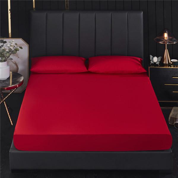 Super Waterproof Bed Fitted Sheet Bedcover Home Bed Cover Mattress Covers With Elastic For Single Double Bed No Pillowcases