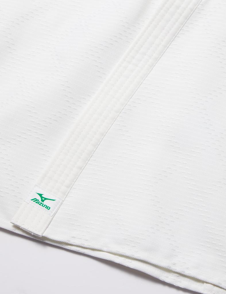 MIZUNO Judo Uniform Set and Recommended for School Size 5 (Top, Pants, Belt), Athletics, 22JG5A90, White,