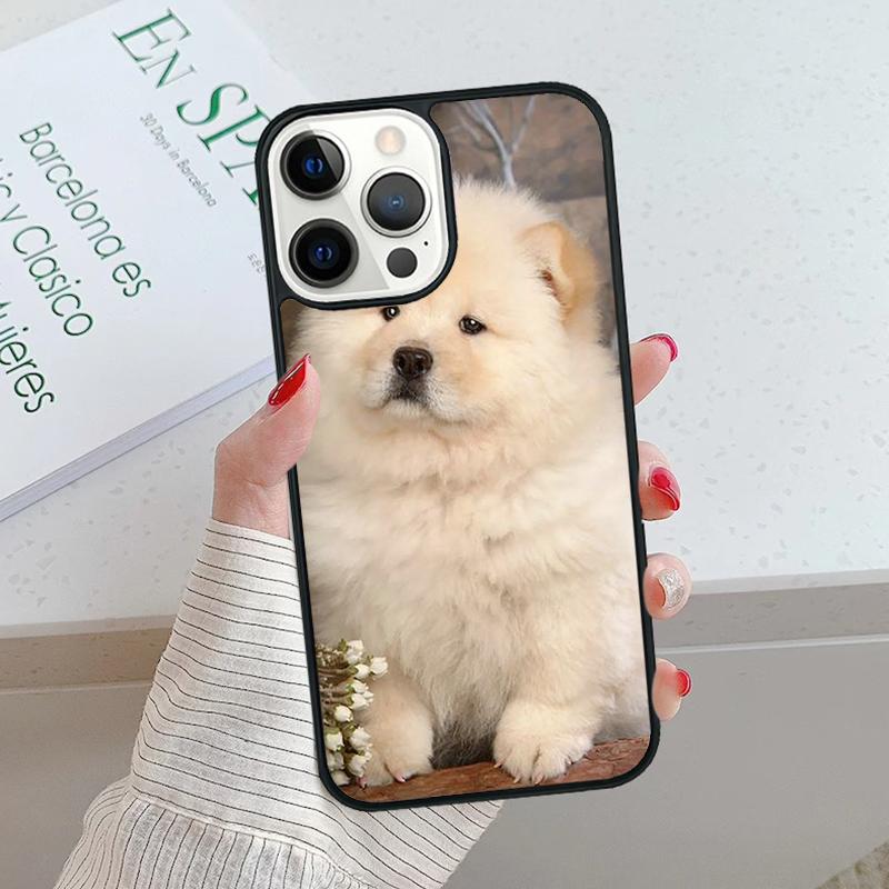 CHOW CHOW dog Art Print Phone Case For iPhone 17 Air 15 16 16e 14 13 Pro Max Coque 12 11 Pro Max PLUS fundas cover