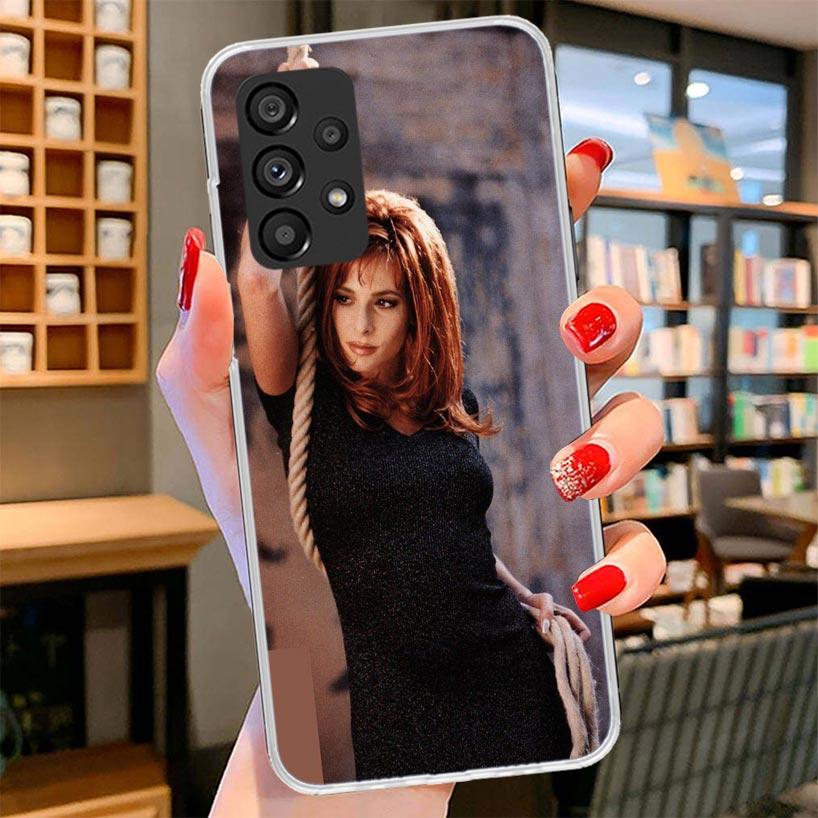 Mylene Farmer Phone Case For Samsung Galaxy A12 A22 A32 A52 A72 A02S Phone Case Note 20 Ultra 10 S10 Plus A51 A71 A50S A20S A10S