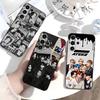 Горячий чехол для телефона Kpop Y-ATEEZ для Samsung S26,S25,S24,S23,S22,S21,S20,Ultra,Plus,FE Черный мягкий чехол
