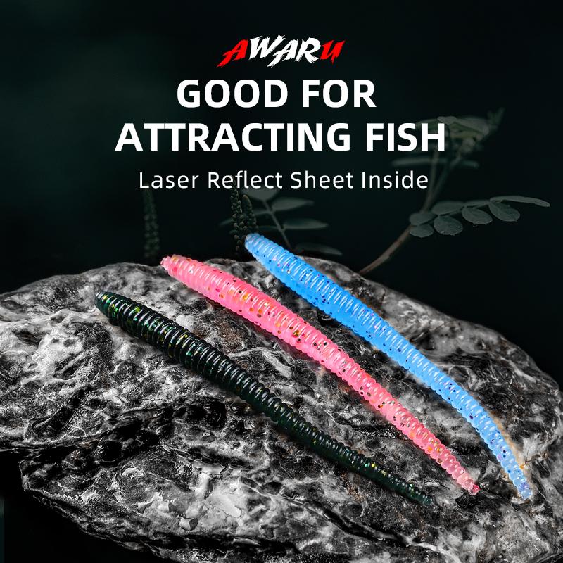 BEARKING Мягкие приманки Worm, 8 см, 1,12 г, 20 шт./пакет, искусственные силиконовые приманки для рыбалки, окуня, щуки, гольяна, приманки для плавания, отсадки, пластиковые приманки