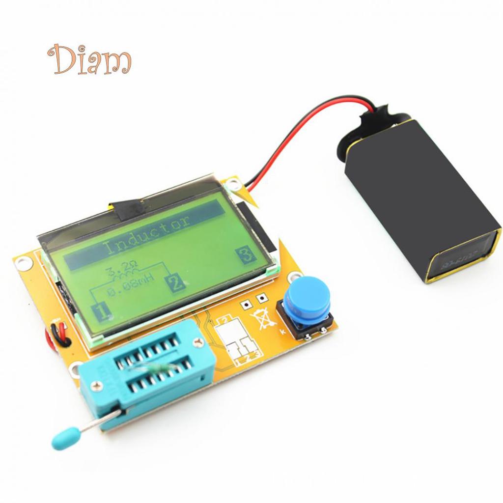 ANBS LCR-T4 12864 9 В ЖК-дисплей цифровой транзистор с подсветкой диод триод тестер ESR