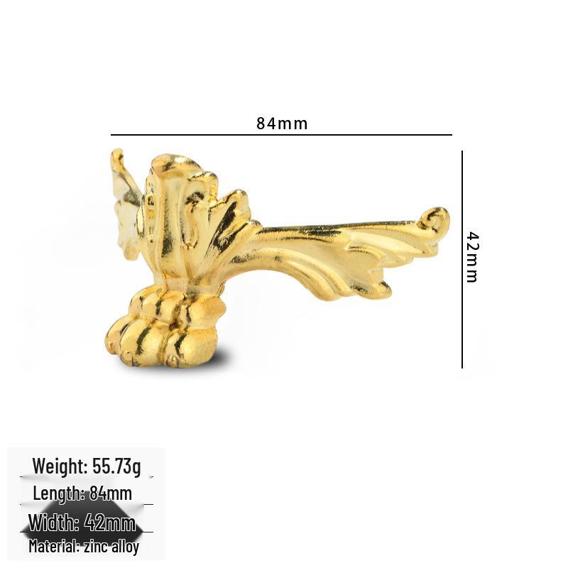 Zinc Alloy Tiger Paw Wooden Box Decorative Furniture Feet for Cabinet or Table