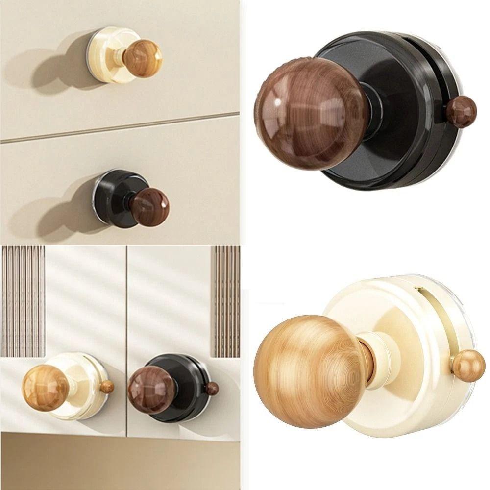 New Suction Cup Sliding Door Handle Anti-slip ABS Hanging Door Hooks Removable Waterproof Shower Wall Hanger