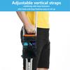Multi Pockets Design Underarm Crutch Storage Bag Portable Ergonomic 600D Oxford Cloth Crutch Water Bottle Bag Easy Installation Crutch Storage Pouch