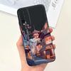 For Honor 10X Lite Phone Case Honor 10Xlite DNN-LX9 Fashion Moon Design Soft Silicon Shockproof Protective Cover Bumper