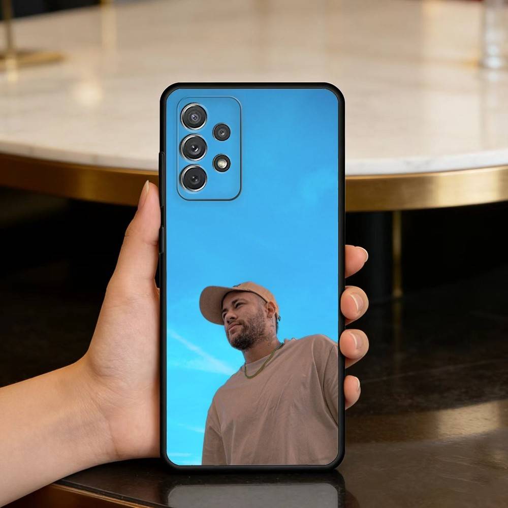Чехол для телефона Football For N-NeYmAR-R 10 для Samsung Galaxy A73,A72,A71,A70,A53,A52,A51, Мягкий силиконовый черный чехол