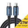 Essager USB Type C Cable for Iphone 14 13 12 Pro Max Mini Xs Xr X 8 IPad MacBook PD 27W Fast Charge Charger Lightning Wire Cord