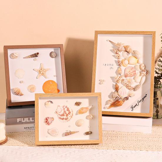 Креативная полая фоторамка с сушеными цветами и растениями, ручная работа, дисплей «сделай сам», 3D фоторамка, глубокая большая теневая коробка, витрина