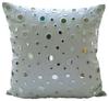 White Pillow Cover Mirror Polka Dots Pillow CoverCotton Canvas Pillow Cover Couch Polka Dot Contemporary Circles-White Mirrors