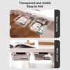 1 Set Under Desk Drawer Space-saving Large Capacity Plastic Multifunctional Stationery Pen Organizer Drawer for Home