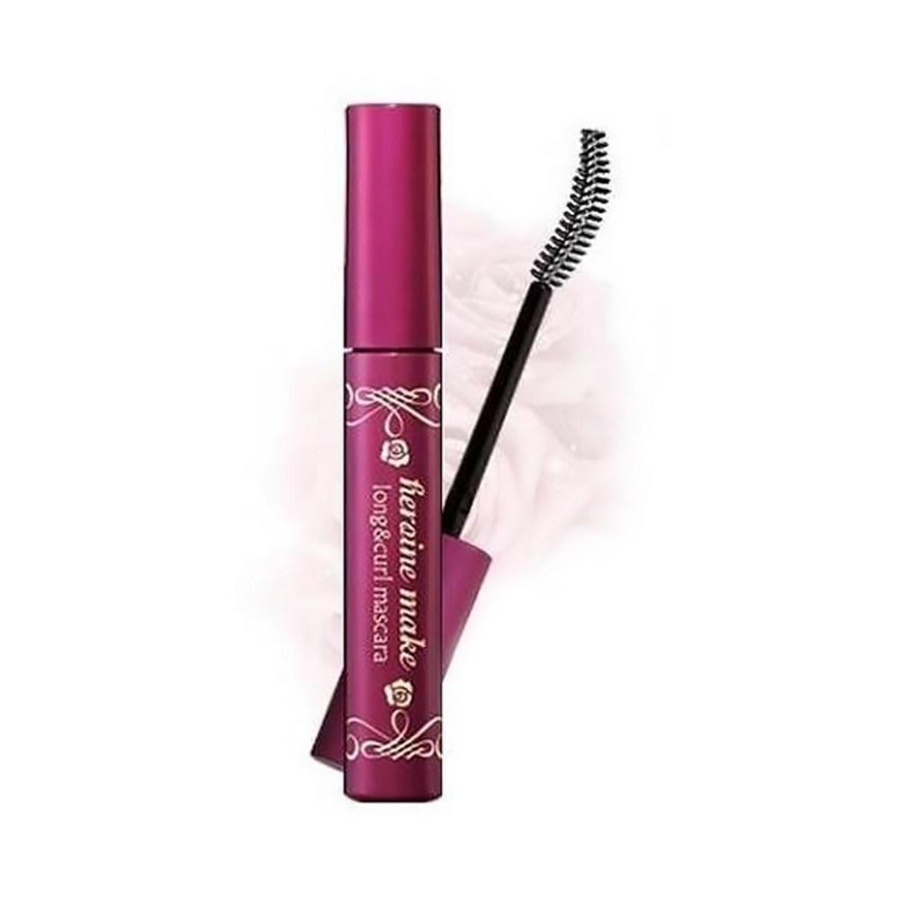 Kiss Me Тушь для ресниц Heroine Make Long & Curl Mascara EX 6 г, насыщенный черный цвет, 5 шт.