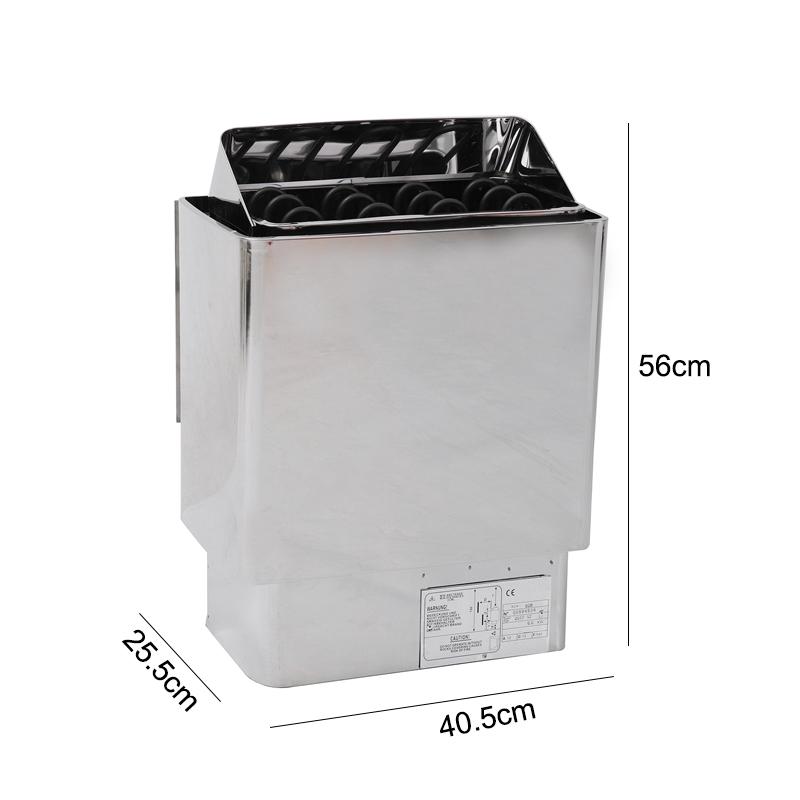 6000 Вт электрический нагреватель для сауны, влажная сухая печь для сауны из нержавеющей стали для дома, отеля, ванны, душа, спа