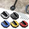 Motorcycle Bike Kickstand Extender Universal Scooter Foot Side Stand Extension Pad Support Plate Anti-skid Enlarged Base