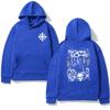Fashionable Casual Style Hooded Printed Sweatshirt Men's Hip-hop Y2k Trendy Hooded Pullover