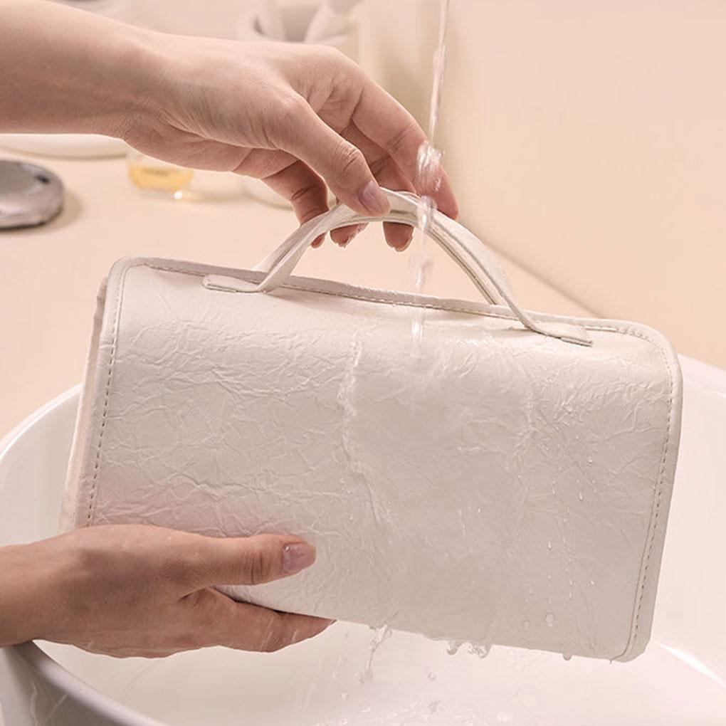 4 в 1 дорожная косметичка 4 съемных отделения подвесная косметичка PU большая емкость сворачивающаяся косметичка для путешествий