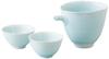Hasami Ware Celadon Half Sake Set (gift Box) 11438