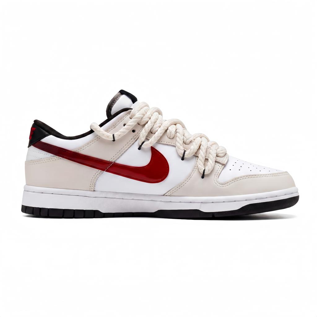 Nike Dunk Soft Rebellious Cow Leather Cushioning Abrasion Resistant Breathable Low top Skateboard Shoes Unisex HF5441-100(Team1096-)