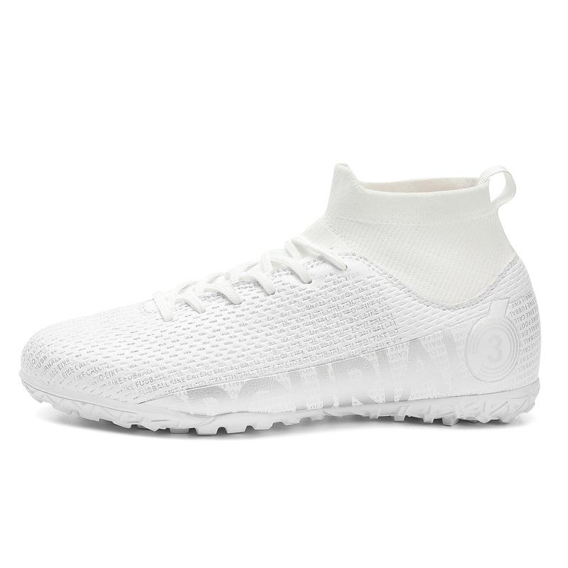 2025 new FGTF football shoes men's breathable high-top long and short nail football shoes grass training shoes