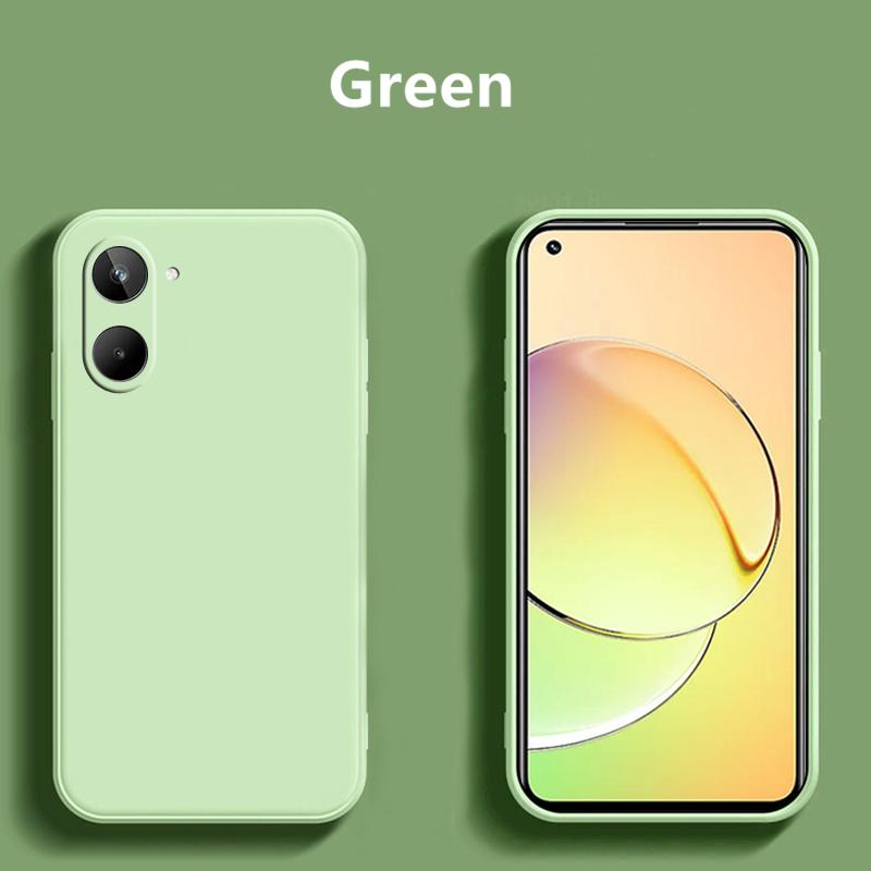 Для Realme 10 Pro Чехол Realme 9 10 Pro Plus Противоударный бампер Мягкий жидкий силиконовый чехол для всей задней панели телефона Realme 10 Pro