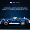 312PCS AC COBRA Car Building Block Set Creative City Vehicle Diy Car Model Bricks Desktop Display Toys For Kids Holiday Gifts