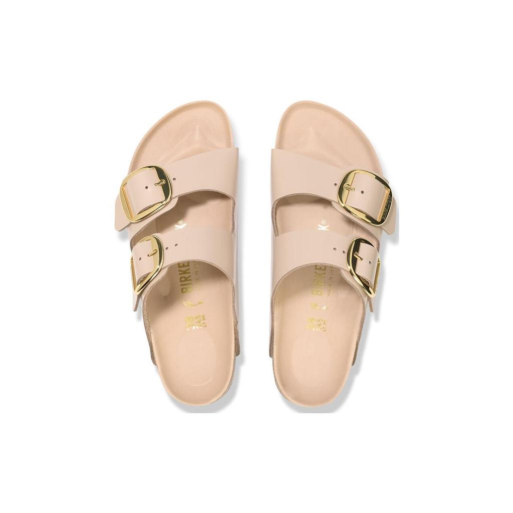 (WMNS) Birkenstock Arizona Big Buckle Nubuk Leather Narrow Fit 'Soft Pink' Women's 1026553