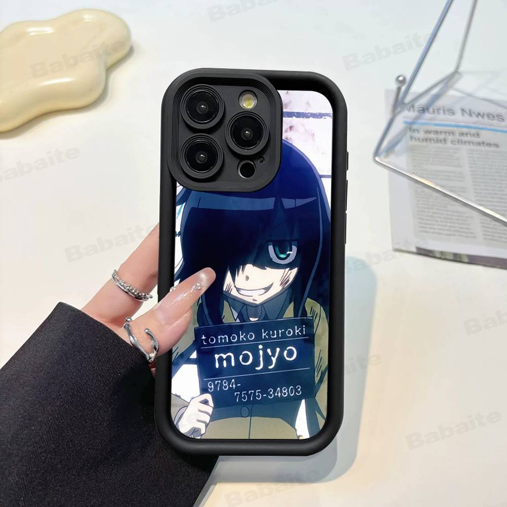 Watamote K-Kuroki T-Tomoko Для IPhone 17 Pro Max 13 16 15 11 12 14 Plus Ударопрочный Мягкий Чехол для Телефона