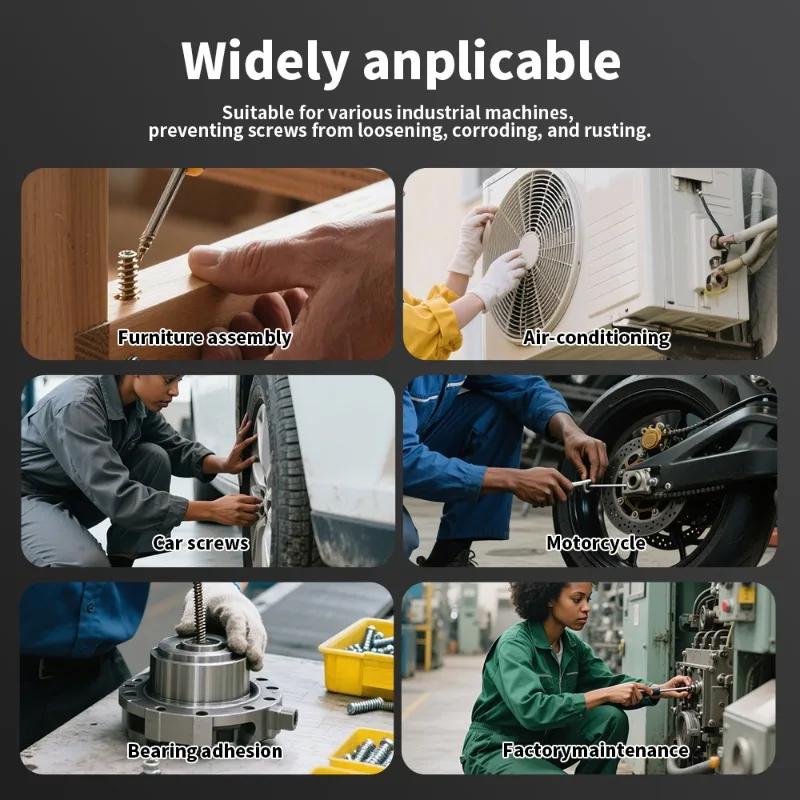 ZEXEF 10-250ml Threadlocker Anaerobic Glues Anti Loose Screw Glues Fastening Cured Thread Locking Agent Sealant for Screws