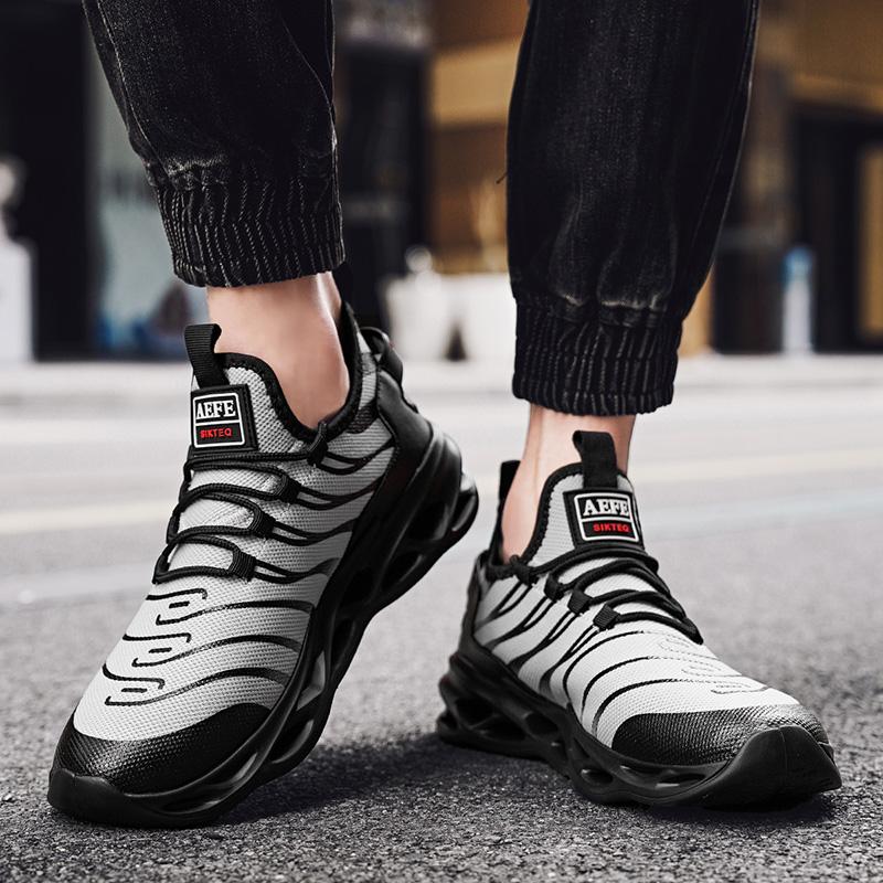 Летняя обувь большого размера, дышащая мужская обувь, летающая сетчатая обувь для бега, кроссовки