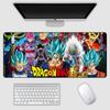 2026 Кожаный коврик для мыши Dragon Ball с принтом Сон Гоку, большого размера, игровой коврик для клавиатуры, для мальчиков, для офиса, анимационный, нескользящий, настольный мат