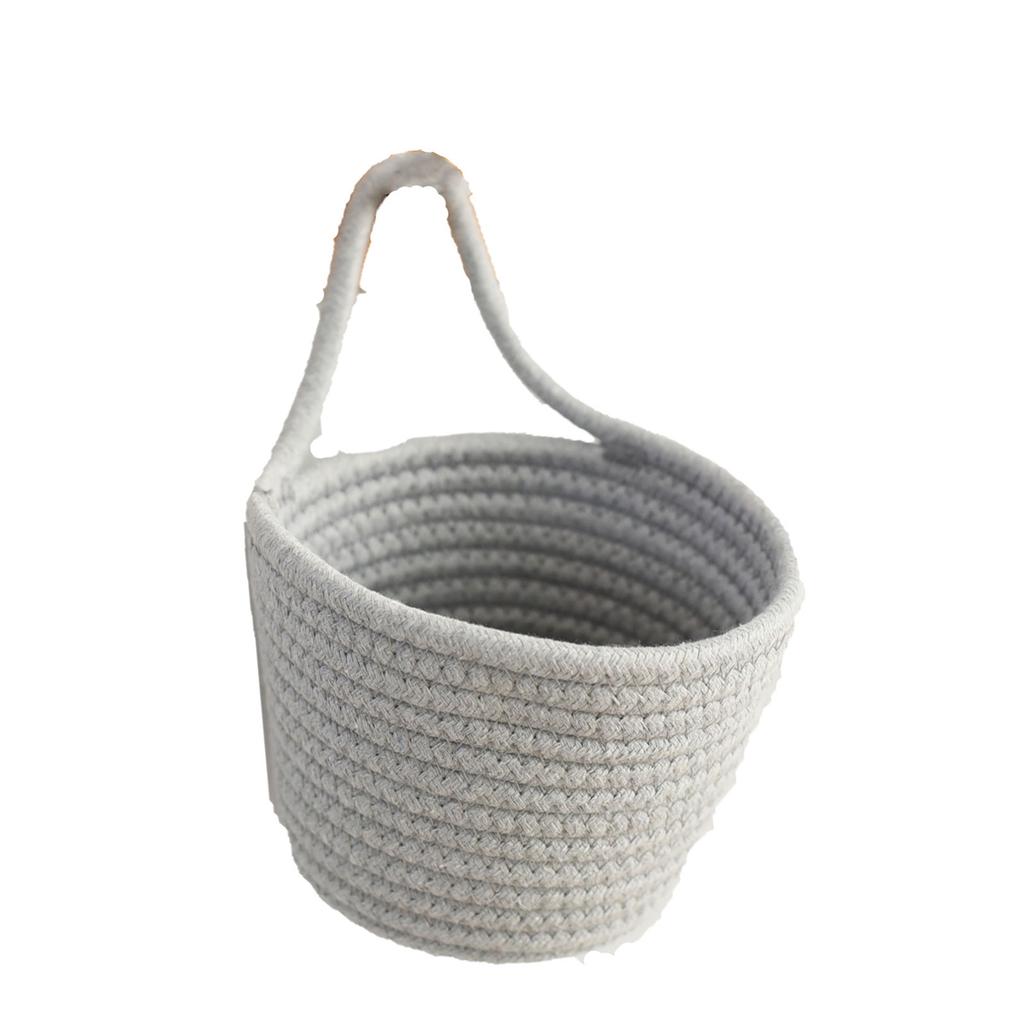 Подвесная корзина для фруктов для кухни Круглые подвесные корзины Настенные корзины Плетеная вручную подвесная корзина для растений Декор