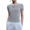 Спортивная одежда Chill Knit Модная Удобная Простая Футболка с коротким рукавом Обычная Женские топы Черный Белый HF9525-100