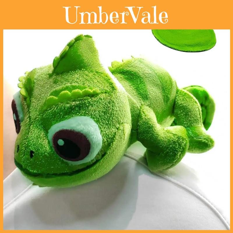 Color-changing Chameleon Plush Toy With Long Hair 16cm Size