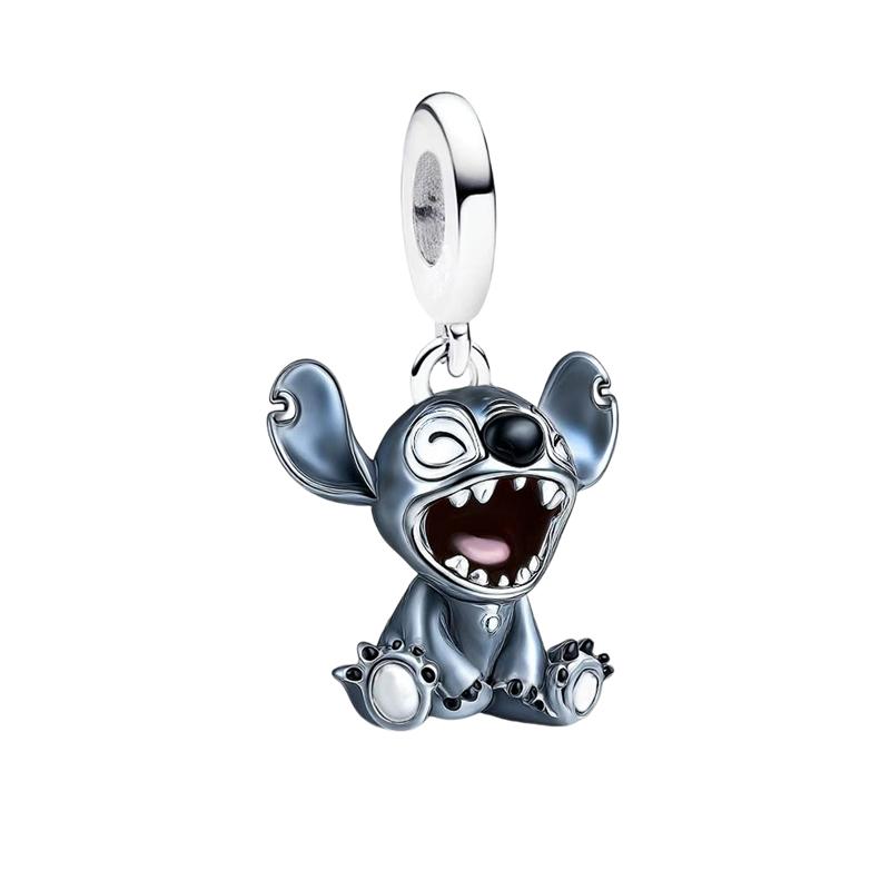 New Disney Sparkling Stranger Demodog Demogorgon Dangle Stitch Charm Bead Monster Fit Original Bracelets DIY Jewelry Gifts